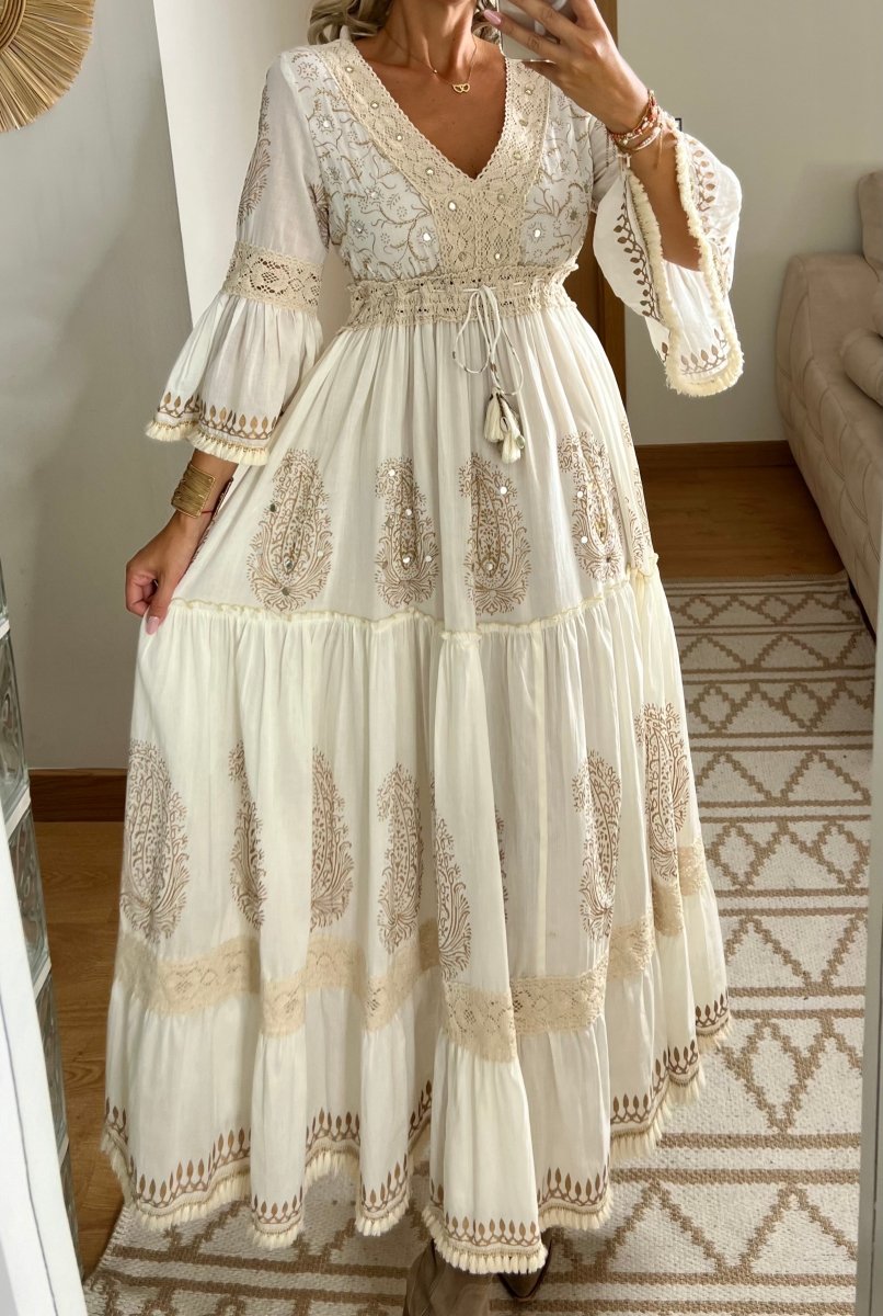 Boho Bloom Maxi Dress - Bohèmea Butik