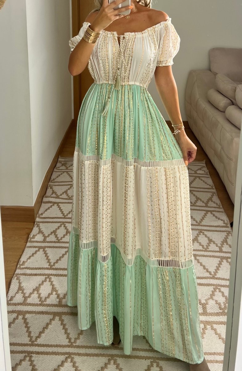 Boho Dress With Unique Details - Bohèmea Butik