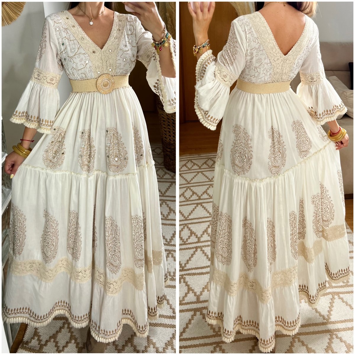 Boho Bloom Maxi Dress - Bohèmea Butik