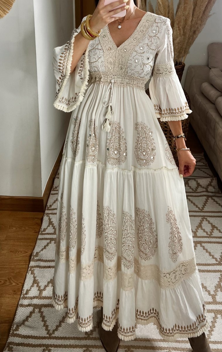 Boho Bloom Maxi Dress - Bohèmea Butik