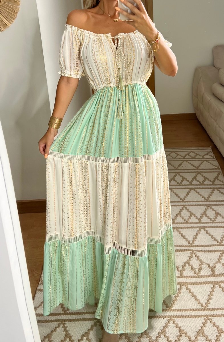 Boho Dress With Unique Details - Bohèmea Butik