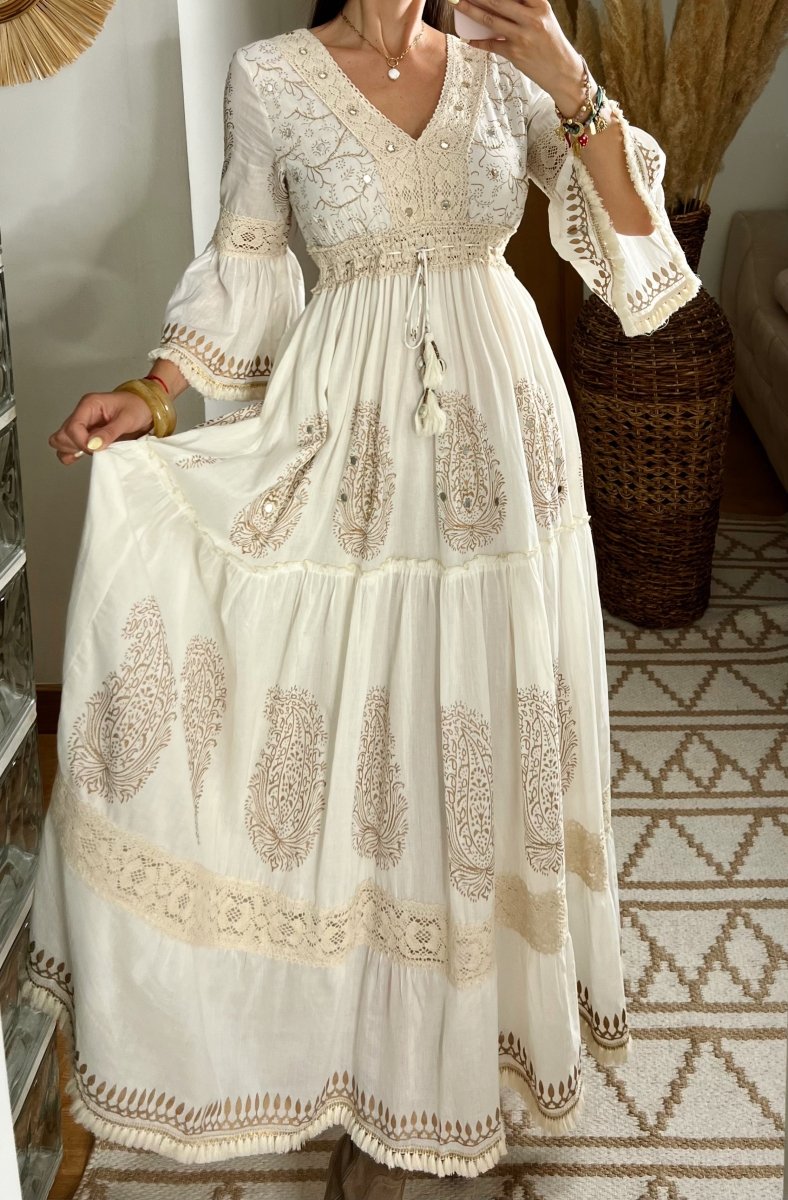Boho Bloom Maxi Dress - Bohèmea Butik