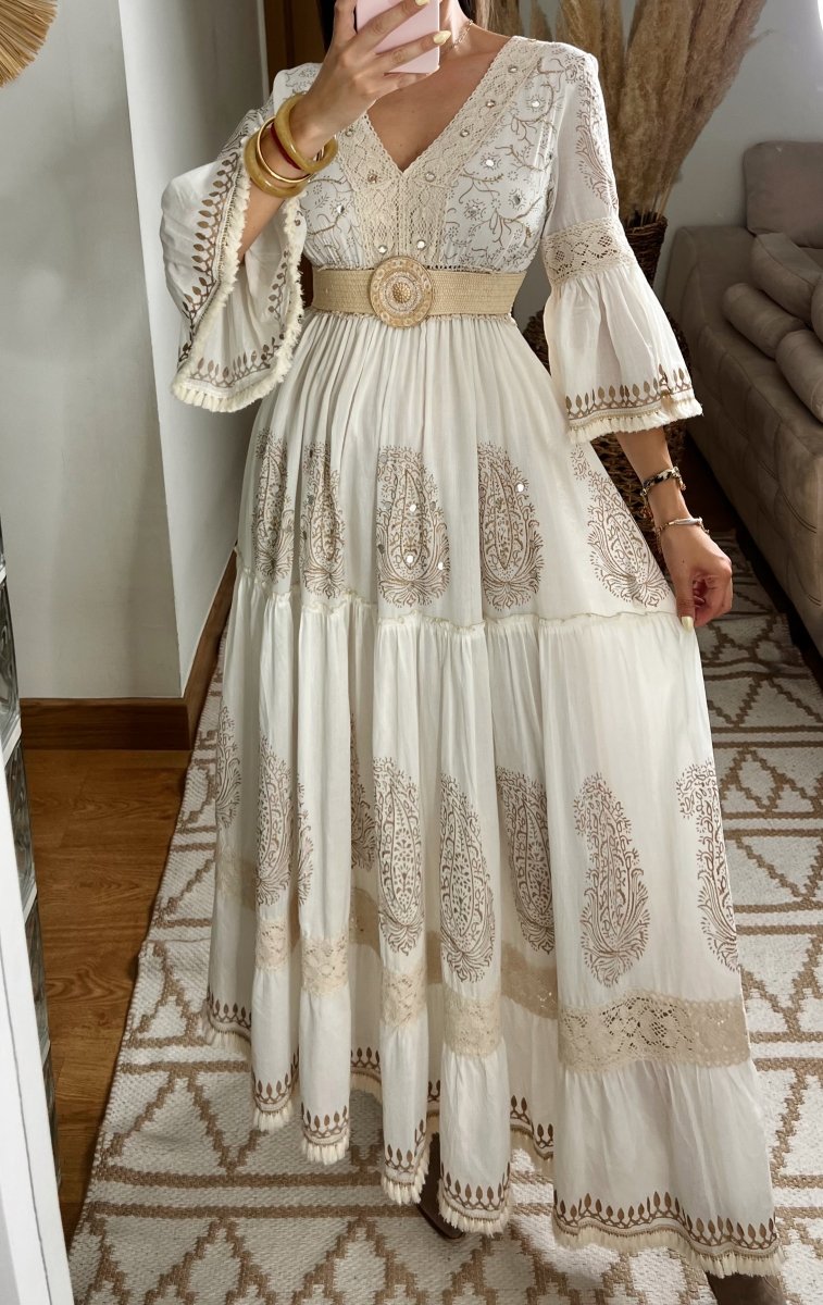 Boho Bloom Maxi Dress - Bohèmea Butik