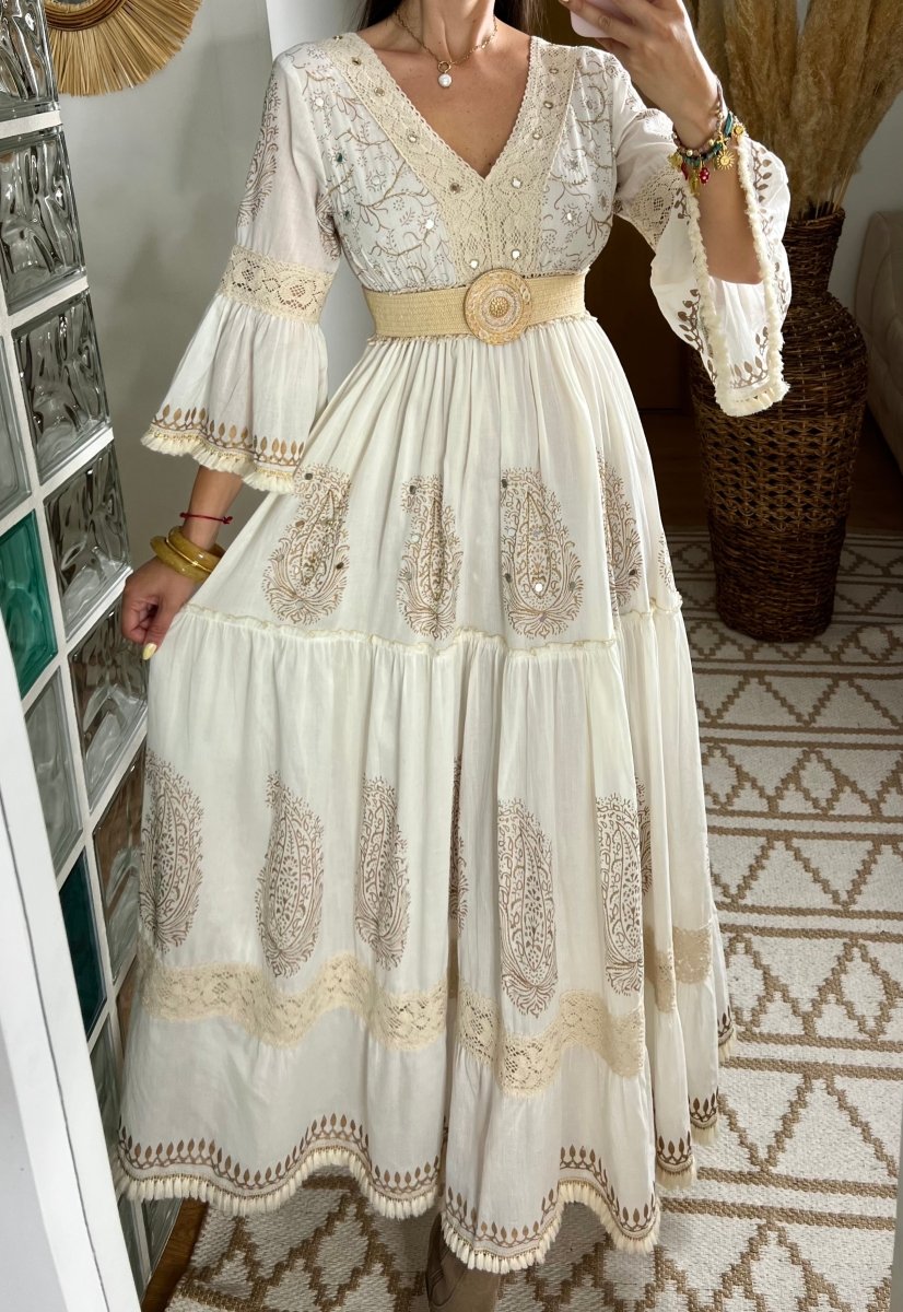 Boho Bloom Maxi Dress - Bohèmea Butik