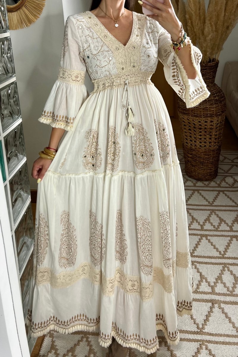 Boho Bloom Maxi Dress - Bohèmea Butik