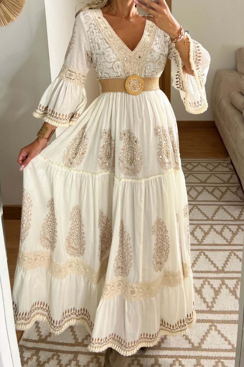 Boho Bloom Maxi Dress - Bohèmea Butik