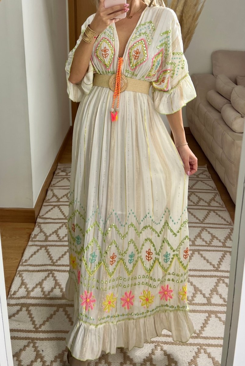 Ethnic Weeding Boho Dress - Bohèmea Butik