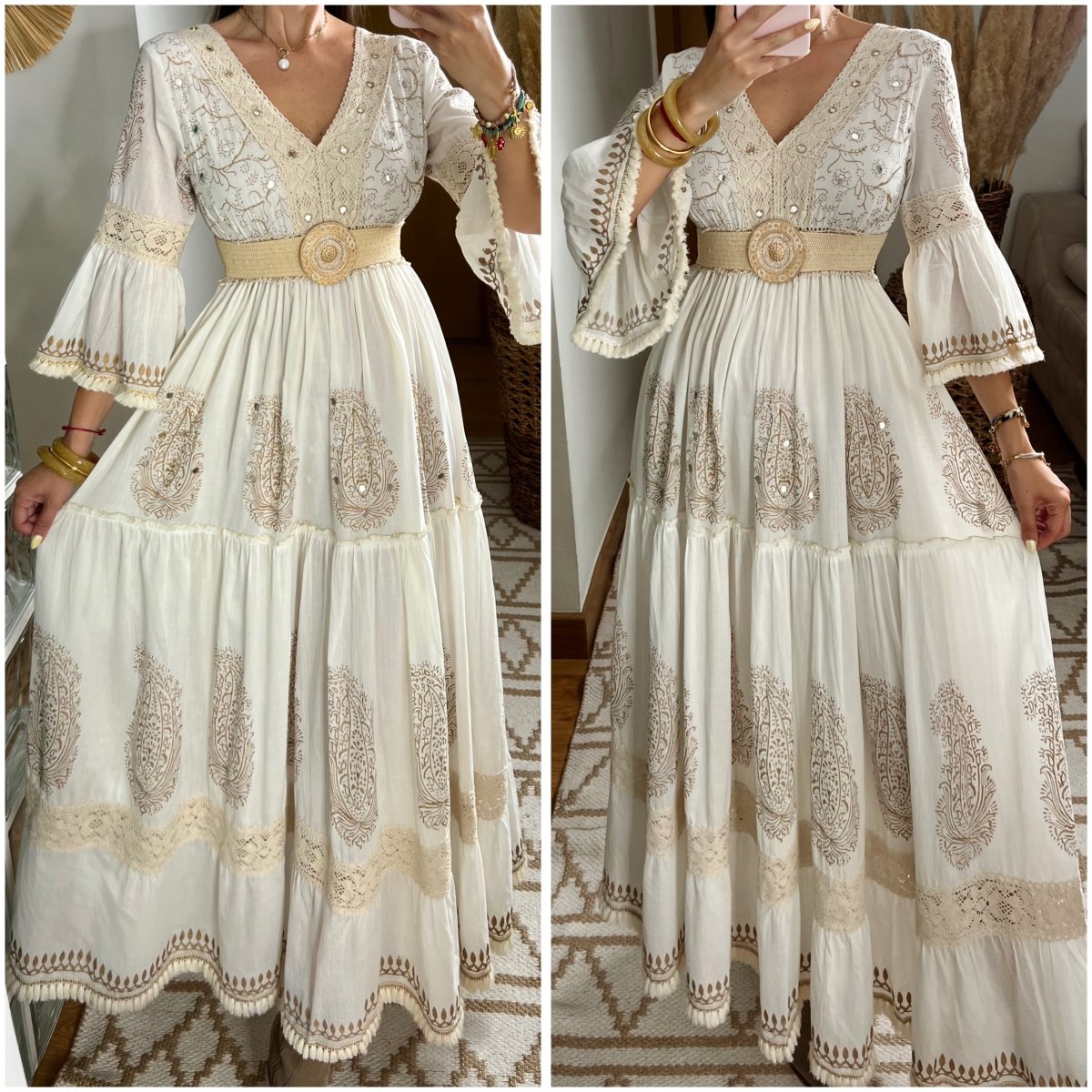 Boho Bloom Maxi Dress - Bohèmea Butik