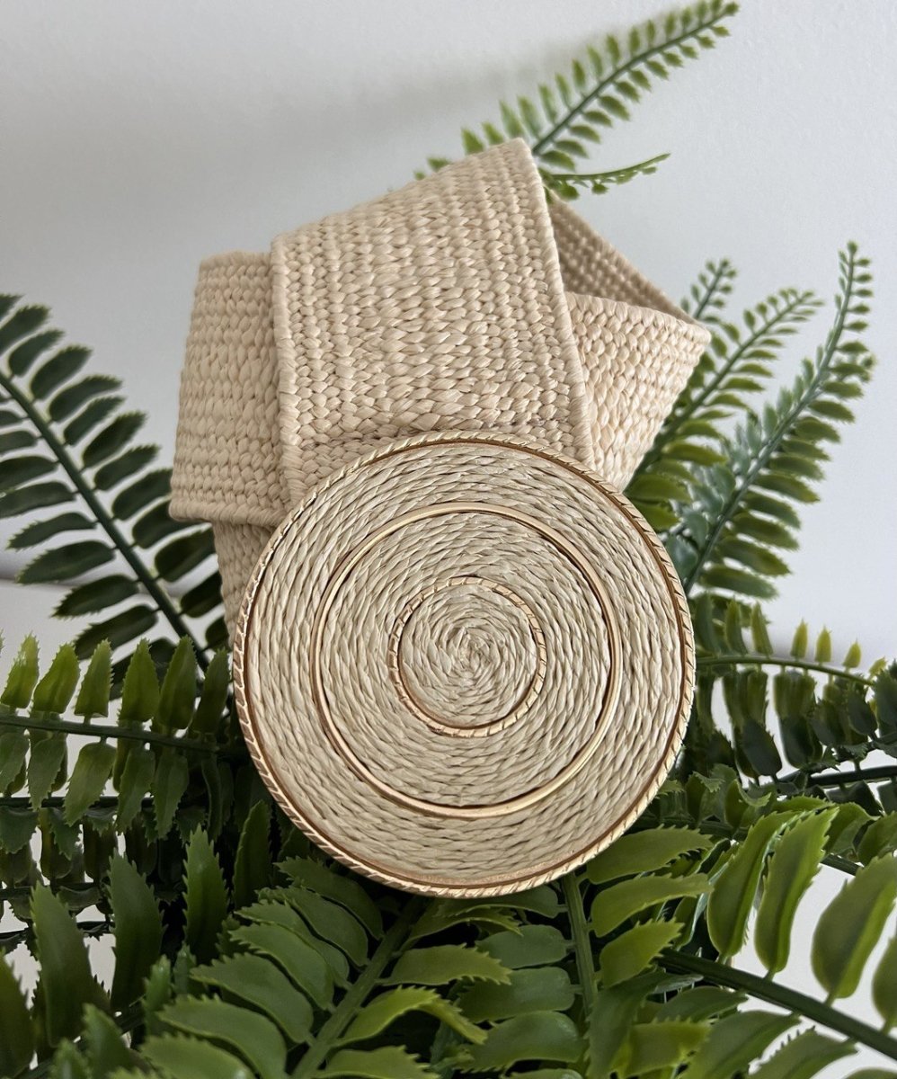 Boho Raffia Belt - Bohèmea Butik