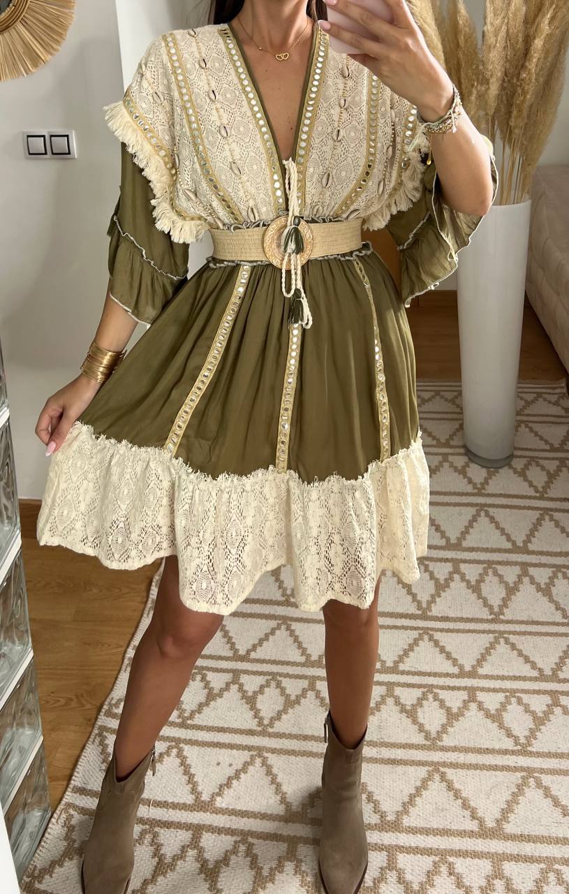 Shell mini dress - Bohèmea Butik