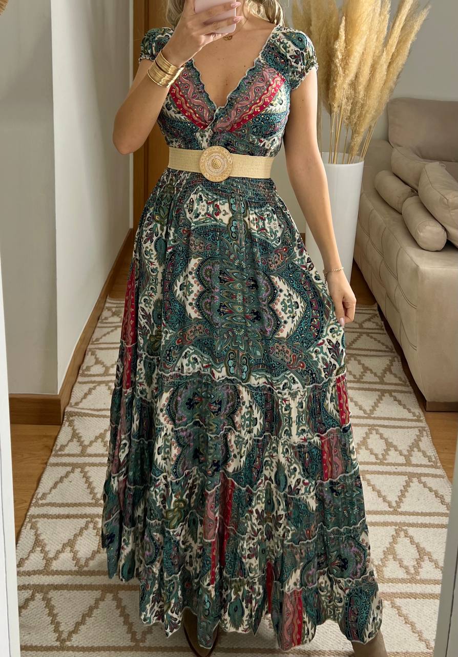 Celestial Silk Dress - Bohèmea Butik