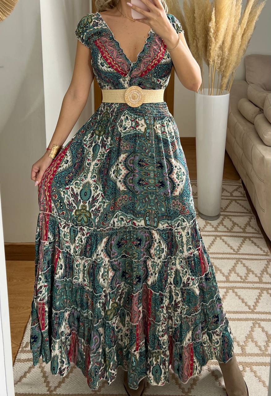Celestial Silk Dress - Bohèmea Butik