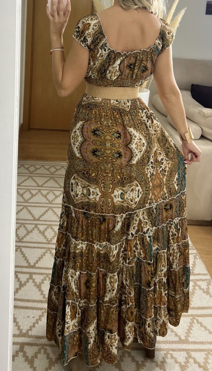 Celestial Silk Dress - Bohèmea Butik