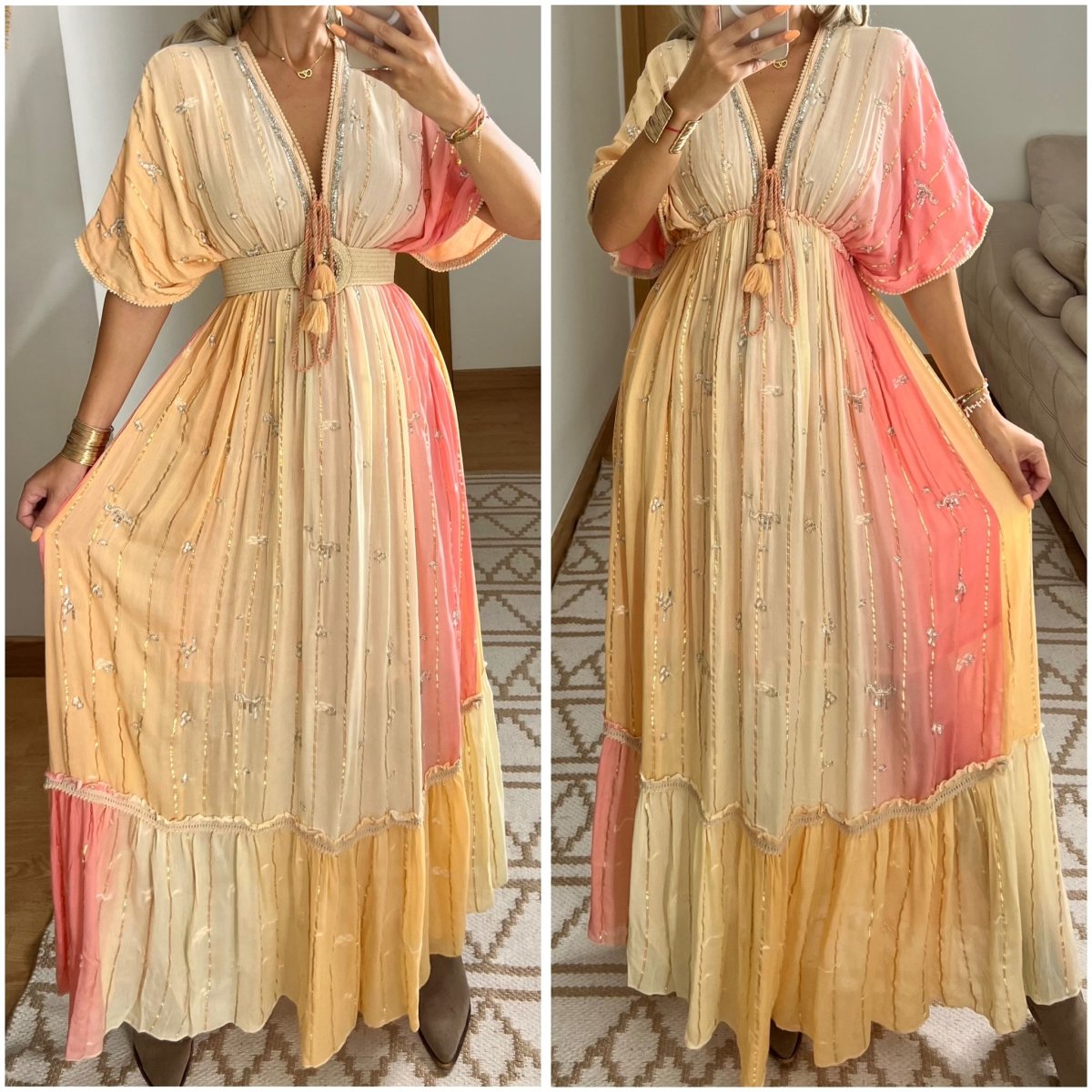 Daisy Boho Chic Dress - Bohèmea Butik