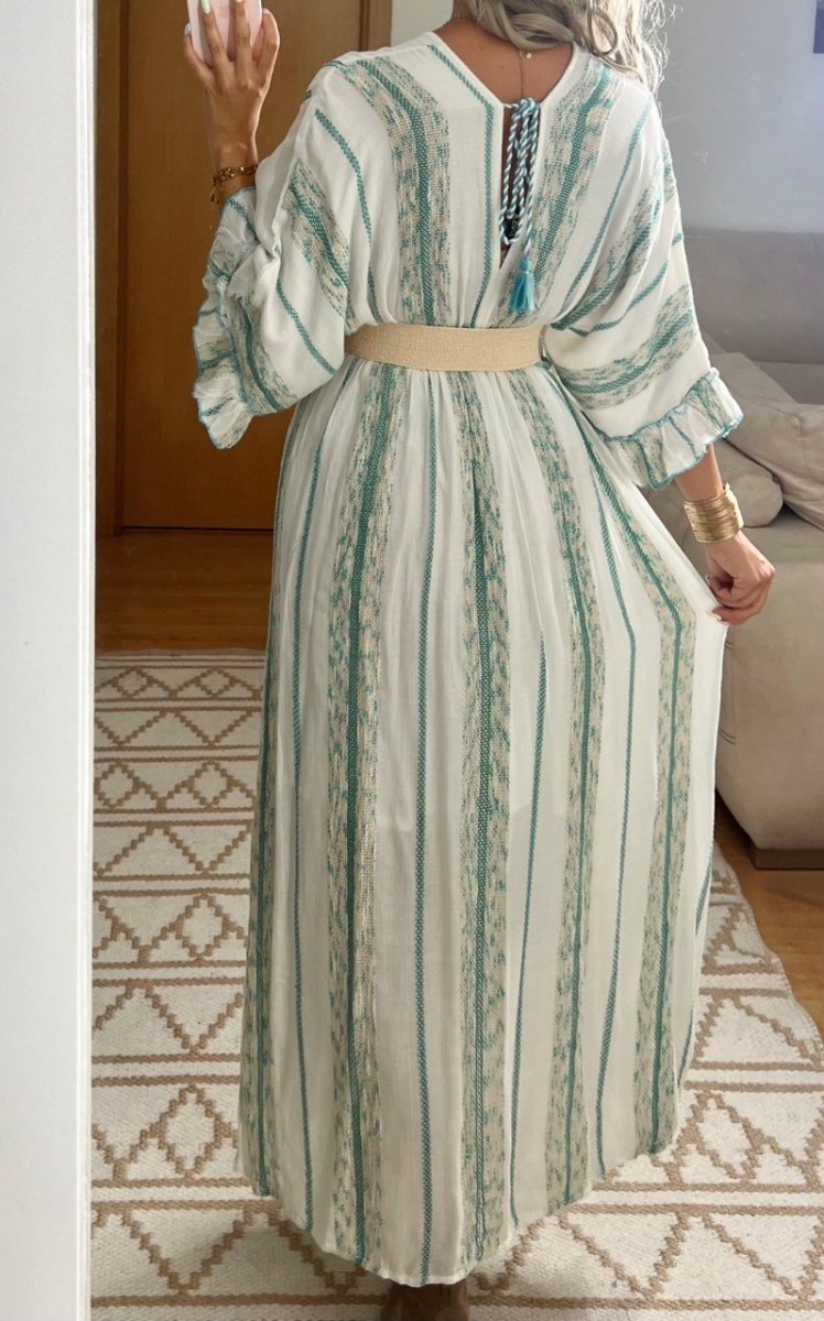Floral Moon Maxi Dress - Bohèmea Butik