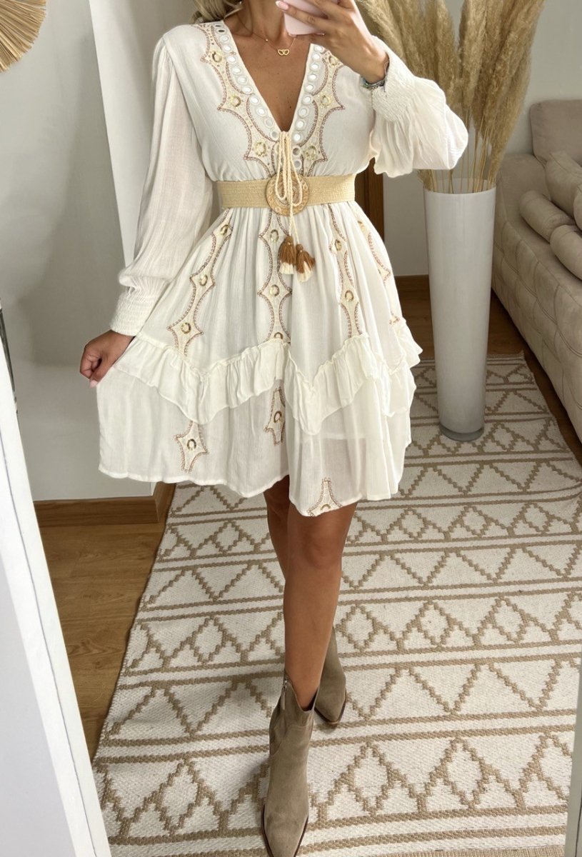 Desert Mini boho Dress - Bohèmea Butik