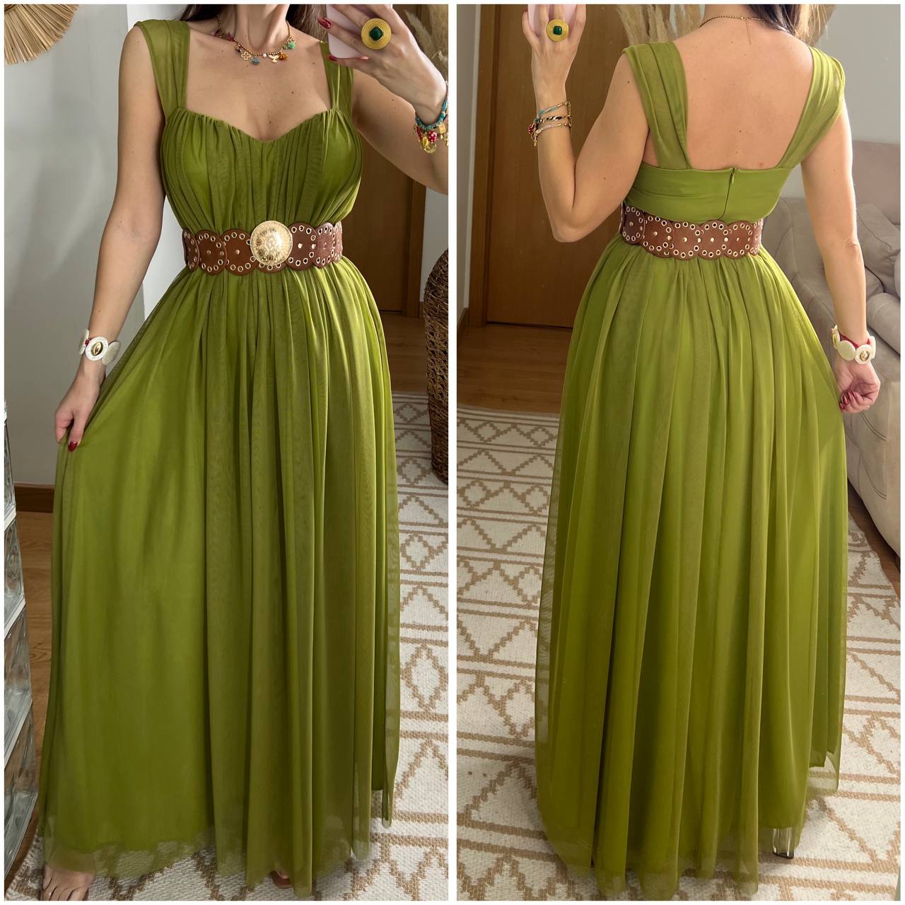 Chiffon Maxi Dress - Bohèmea Butik