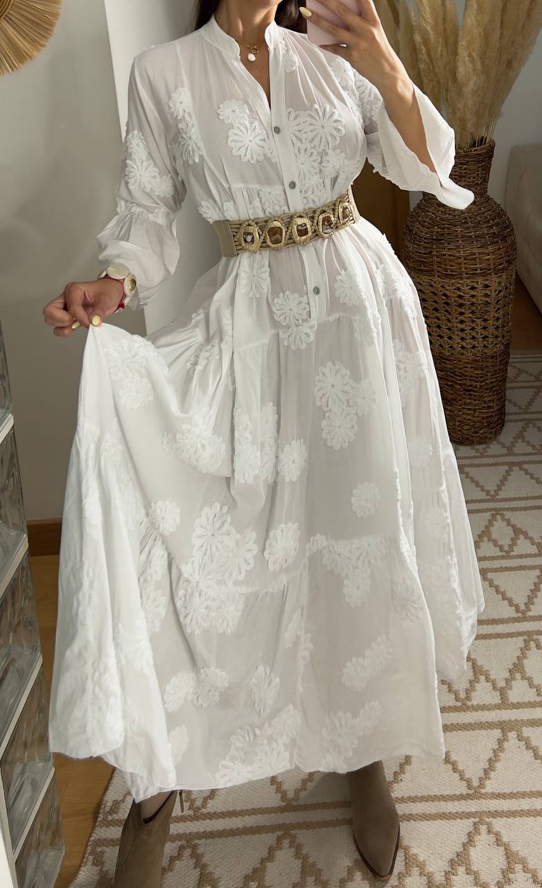 Moonlight Bloom Dress - Bohèmea Butik