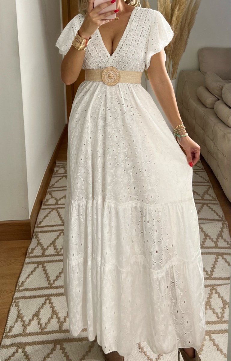Brocade Maxi Dress - Bohèmea Butik