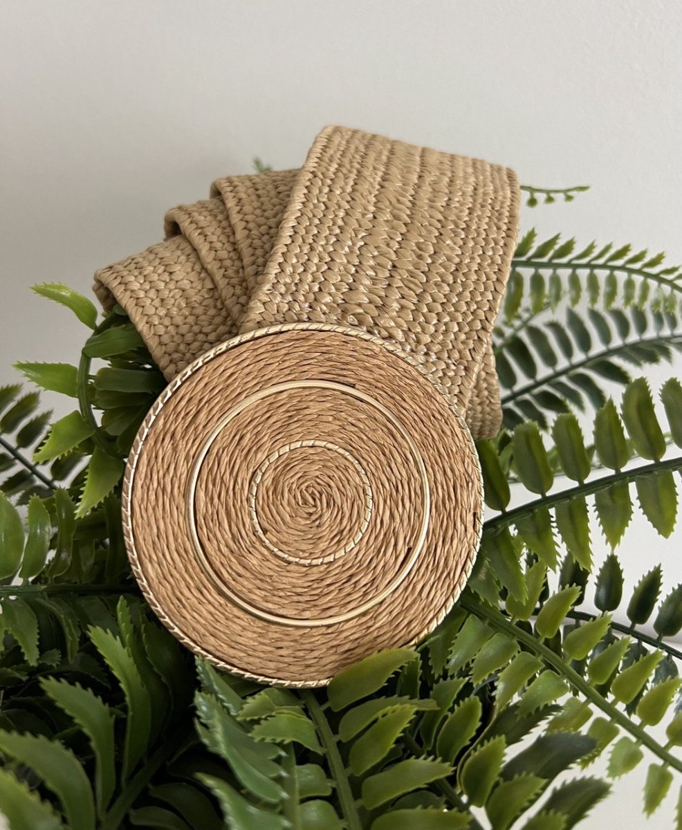 Boho Raffia Belt - Bohèmea Butik