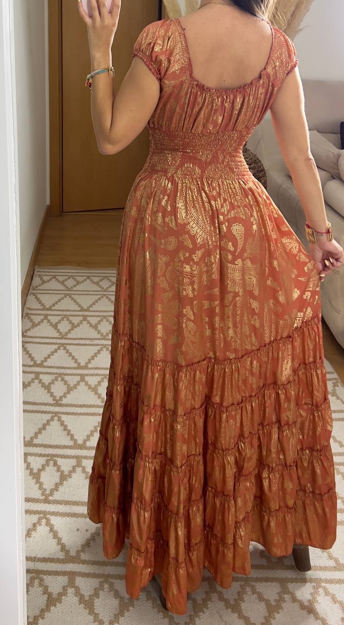 Serene Silk Maxi Dress - Bohèmea Butik