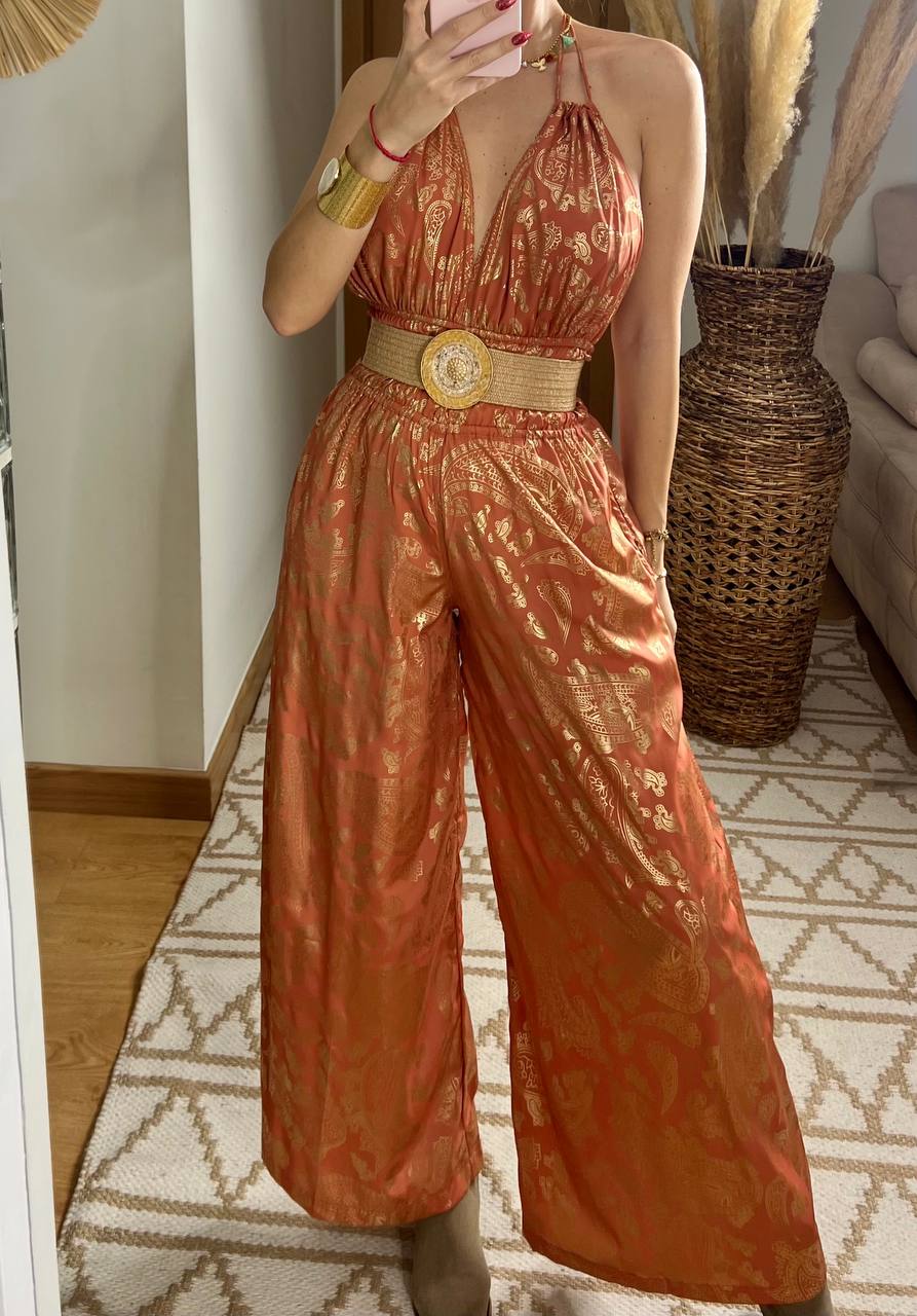 Natural Silk Jumpsuit & Kimono - Bohèmea Butik