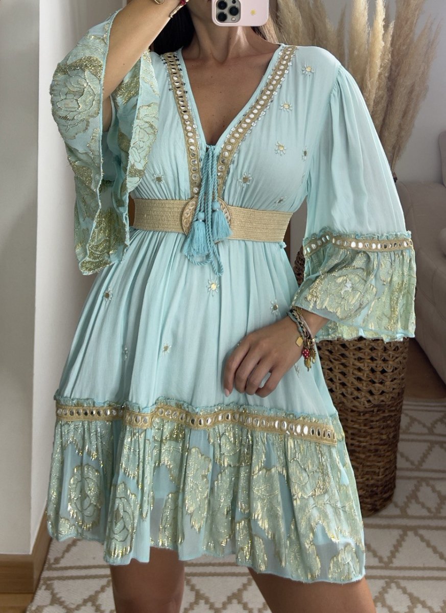 Bambu Short Dress - Bohèmea Butik