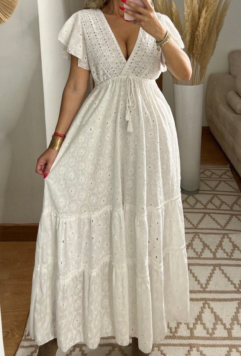 Brocade Maxi Dress - Bohèmea Butik