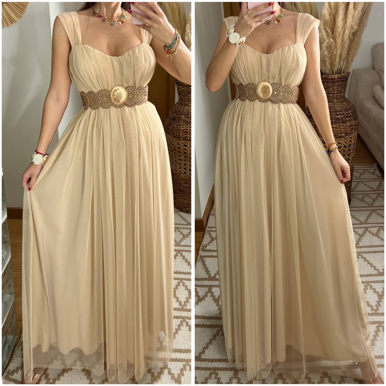 Chiffon Maxi Dress - Bohèmea Butik