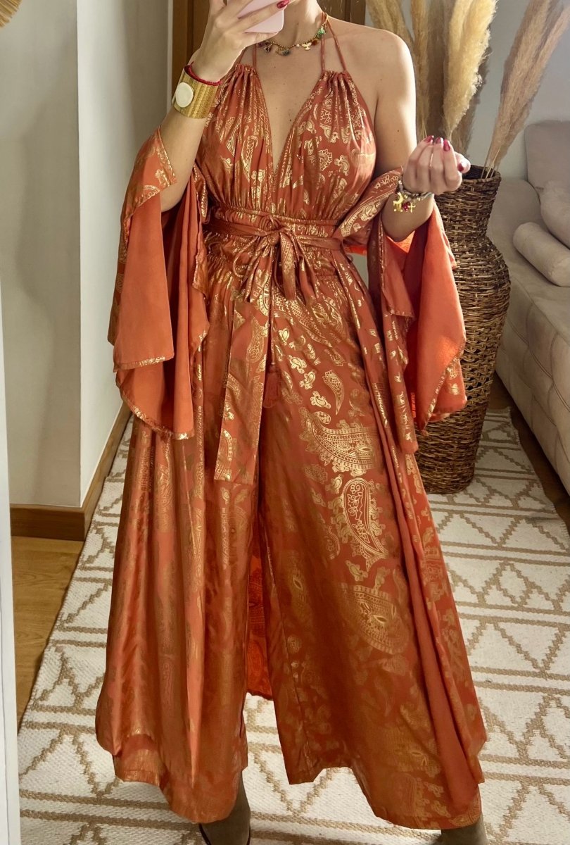 Natural Silk Jumpsuit & Kimono - Bohèmea Butik