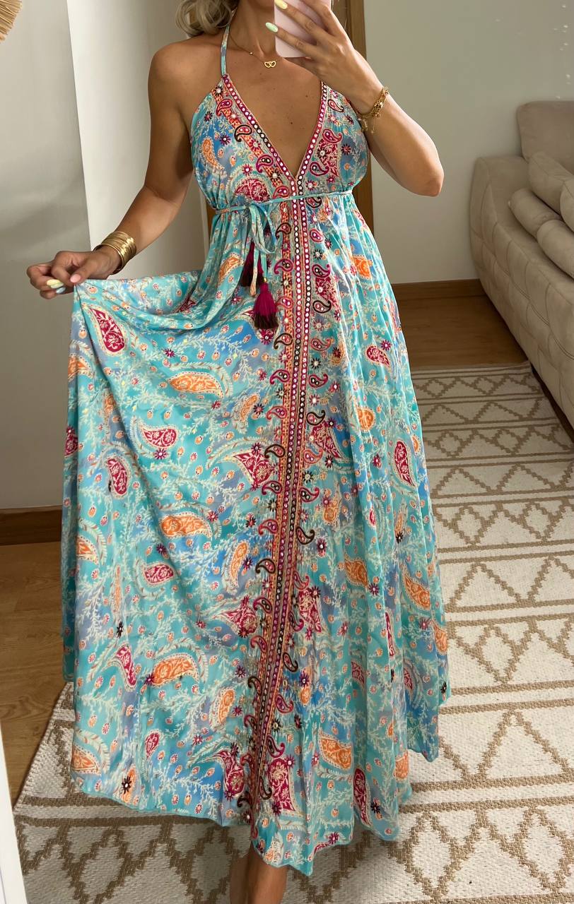 Armour Silk Dress - Bohèmea Butik