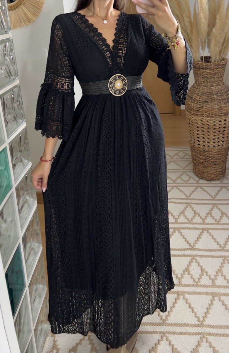 Sage Lace Dress - Bohèmea Butik