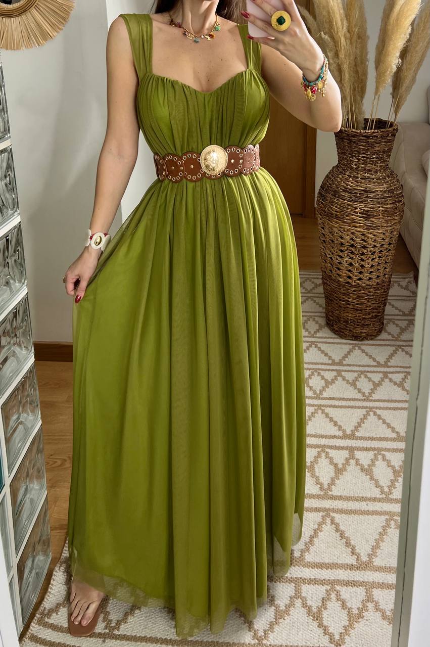 Chiffon Maxi Dress - Bohèmea Butik
