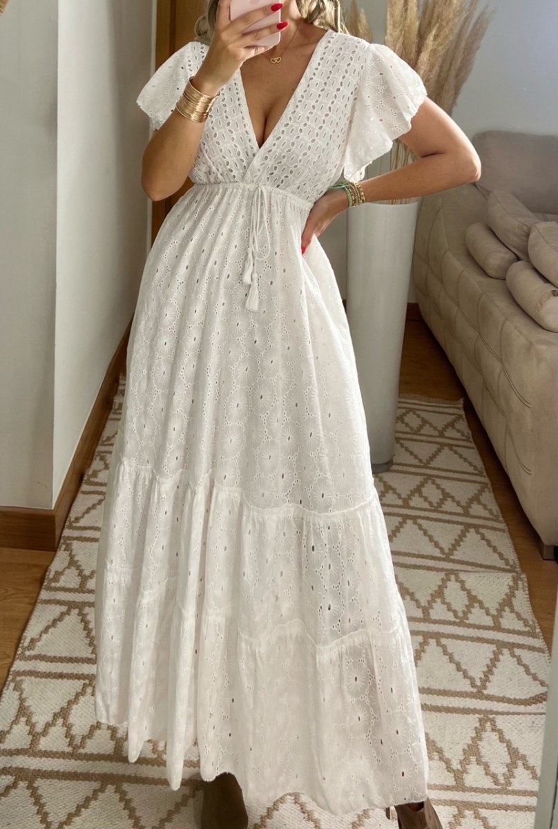 Brocade Maxi Dress - Bohèmea Butik