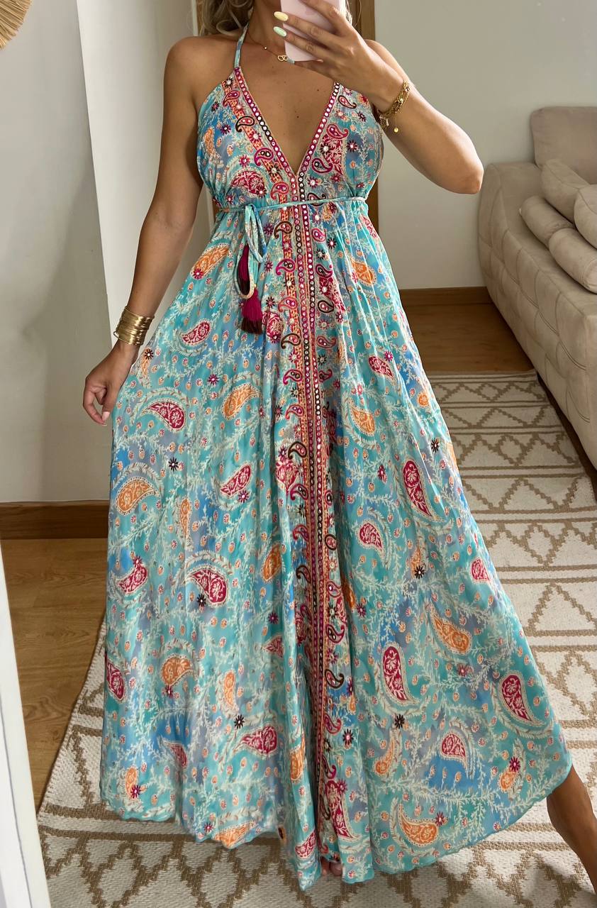 Armour Silk Dress - Bohèmea Butik