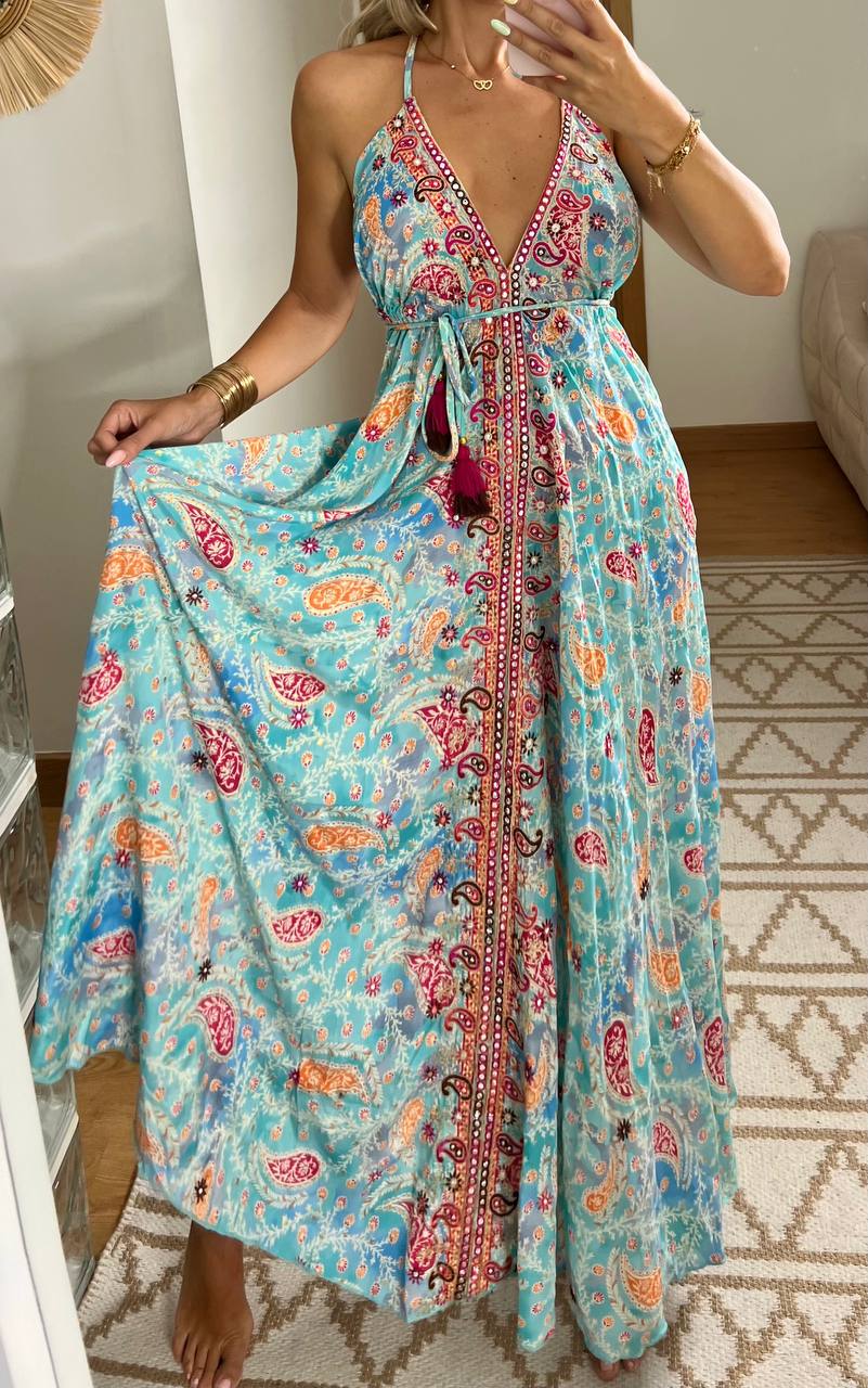 Armour Silk Dress - Bohèmea Butik