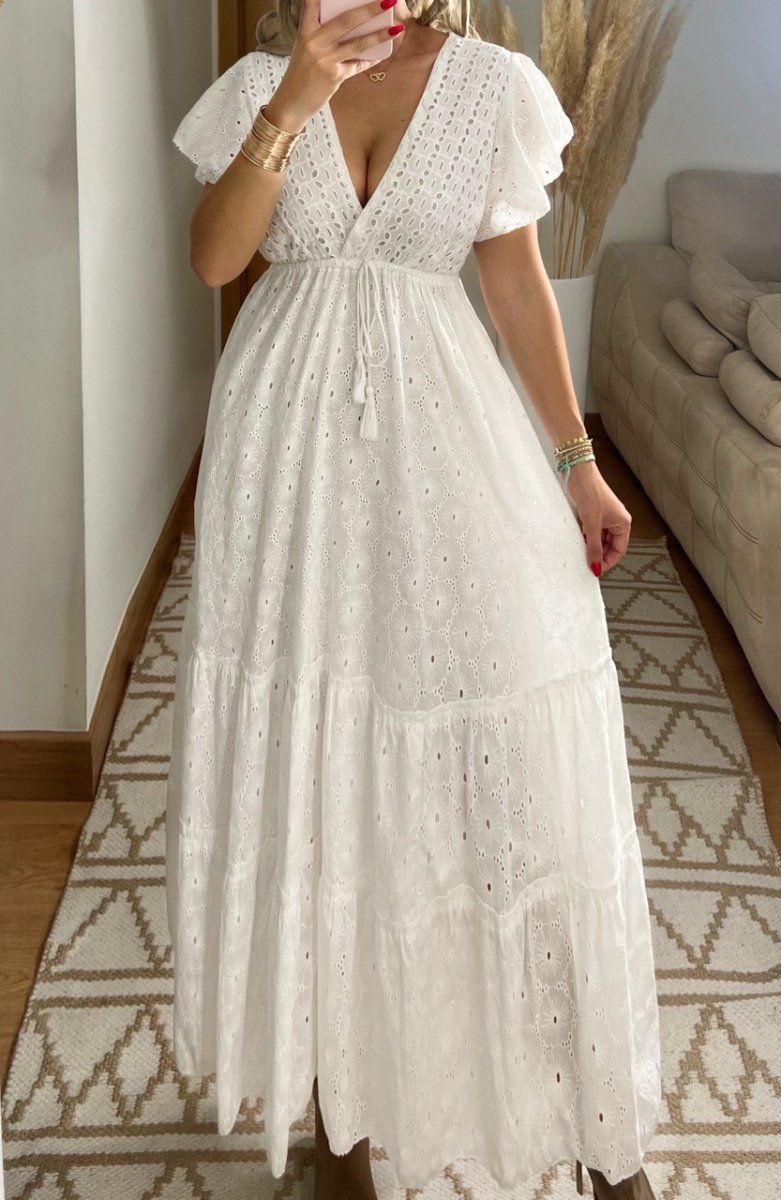 Brocade Maxi Dress - Bohèmea Butik