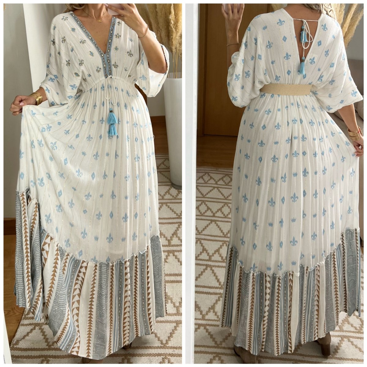 Floral Haven II Boho dress - Bohèmea Butik