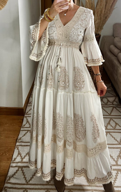 Boho Bloom Maxi Dress - Bohèmea Butik