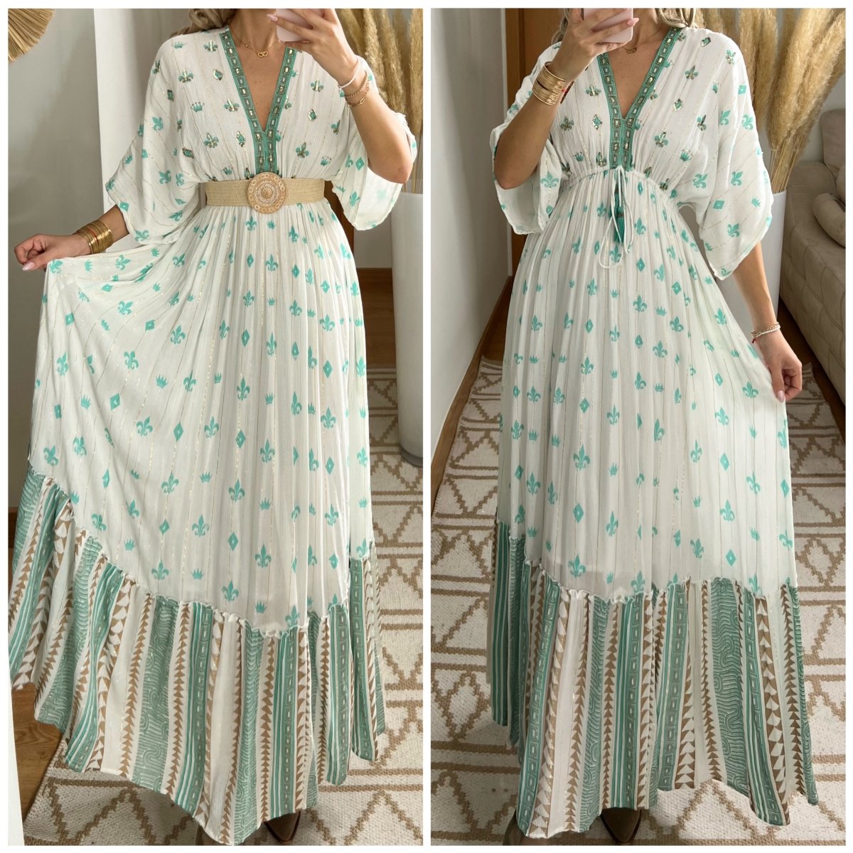 Floral Haven II Boho dress - Bohèmea Butik