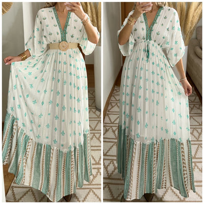 Floral Haven II Boho dress - Bohèmea Butik