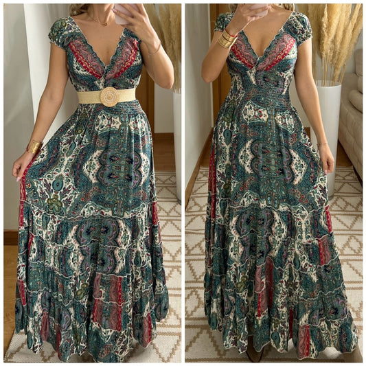 Celestial Silk Dress - Bohèmea Butik