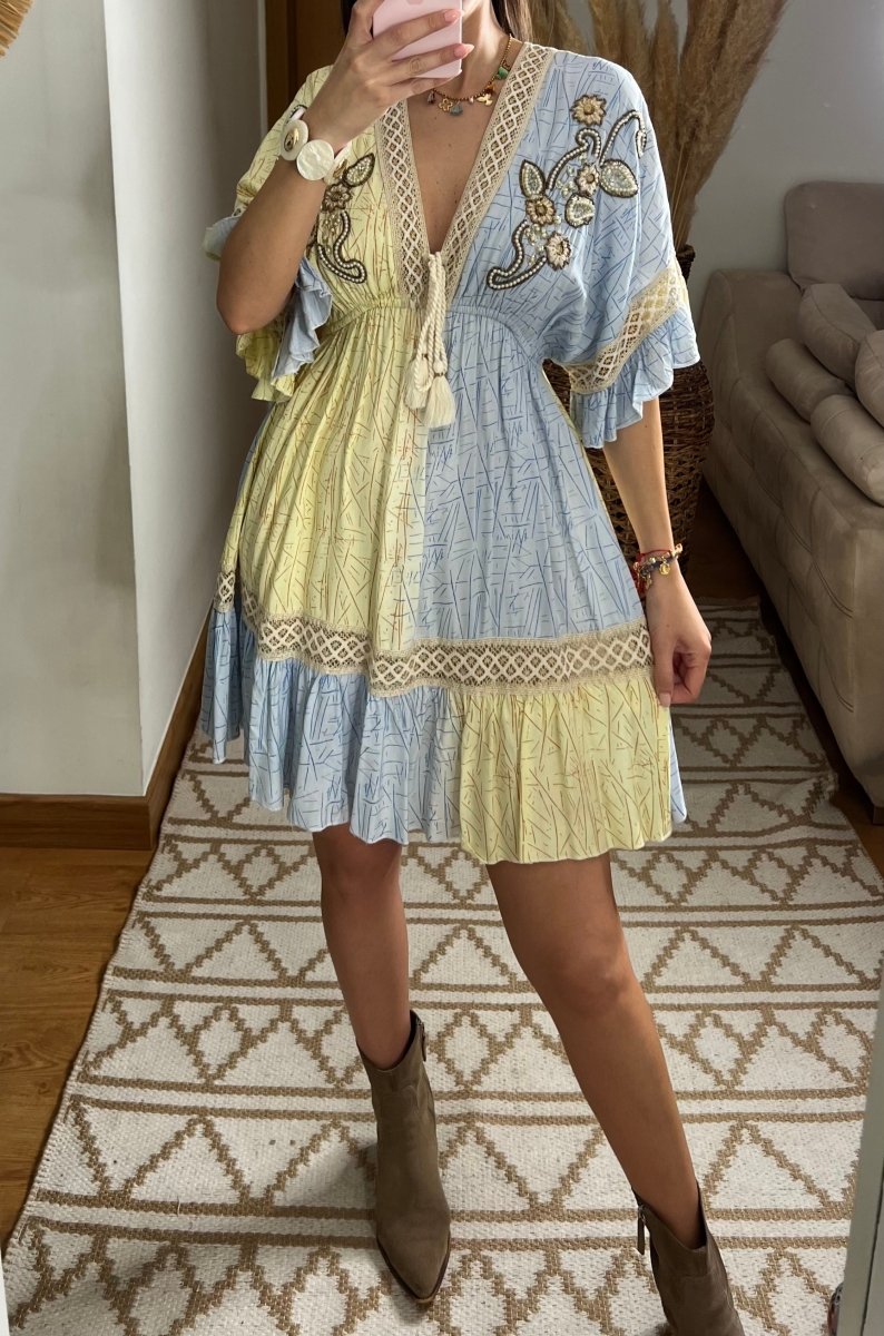 Portu Mini Dress - Bohèmea Butik