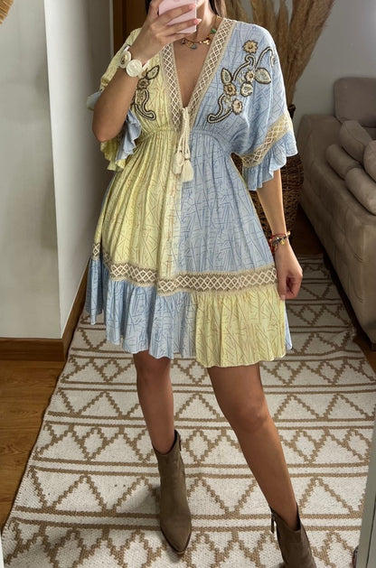 Portu Mini Dress - Bohèmea Butik
