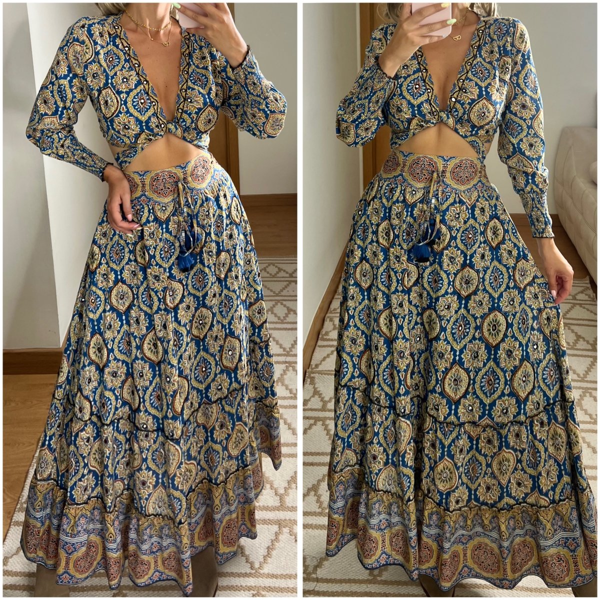 Two Pieces Bohemian dress - Bohèmea Butik