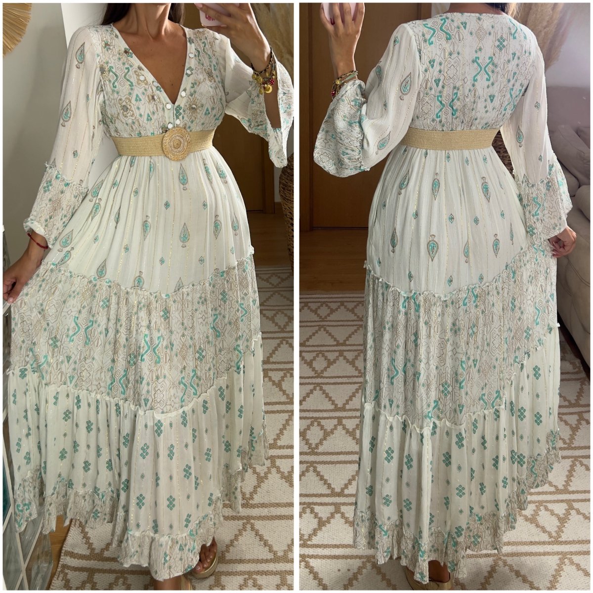 Floral Haven Boho dress - Bohèmea Butik