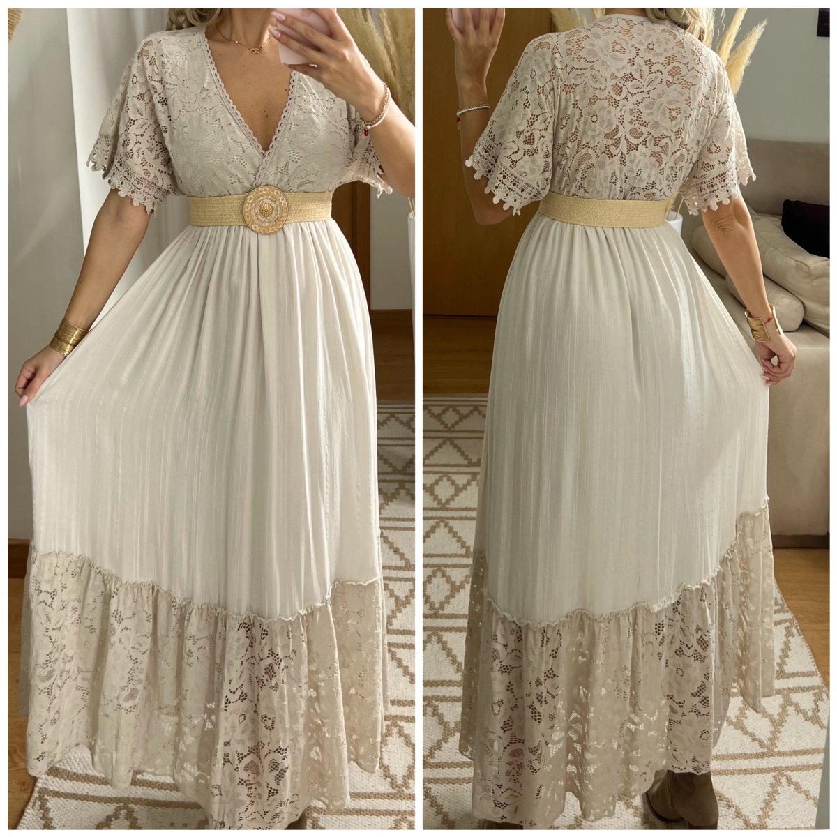 Spirit Bohemian Lace Dress - Bohèmea Butik