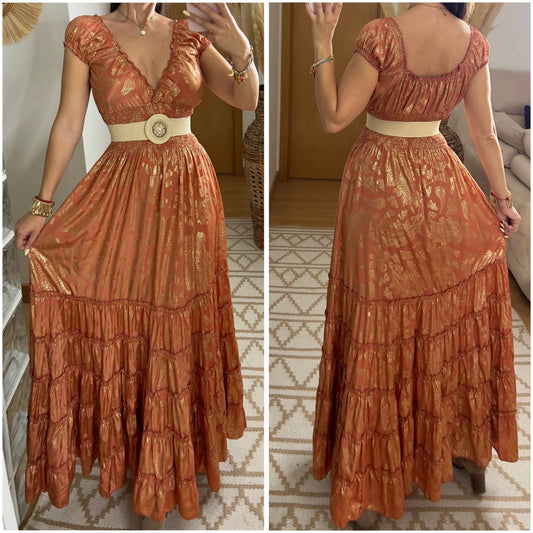 Serene Silk Maxi Dress - Bohèmea Butik