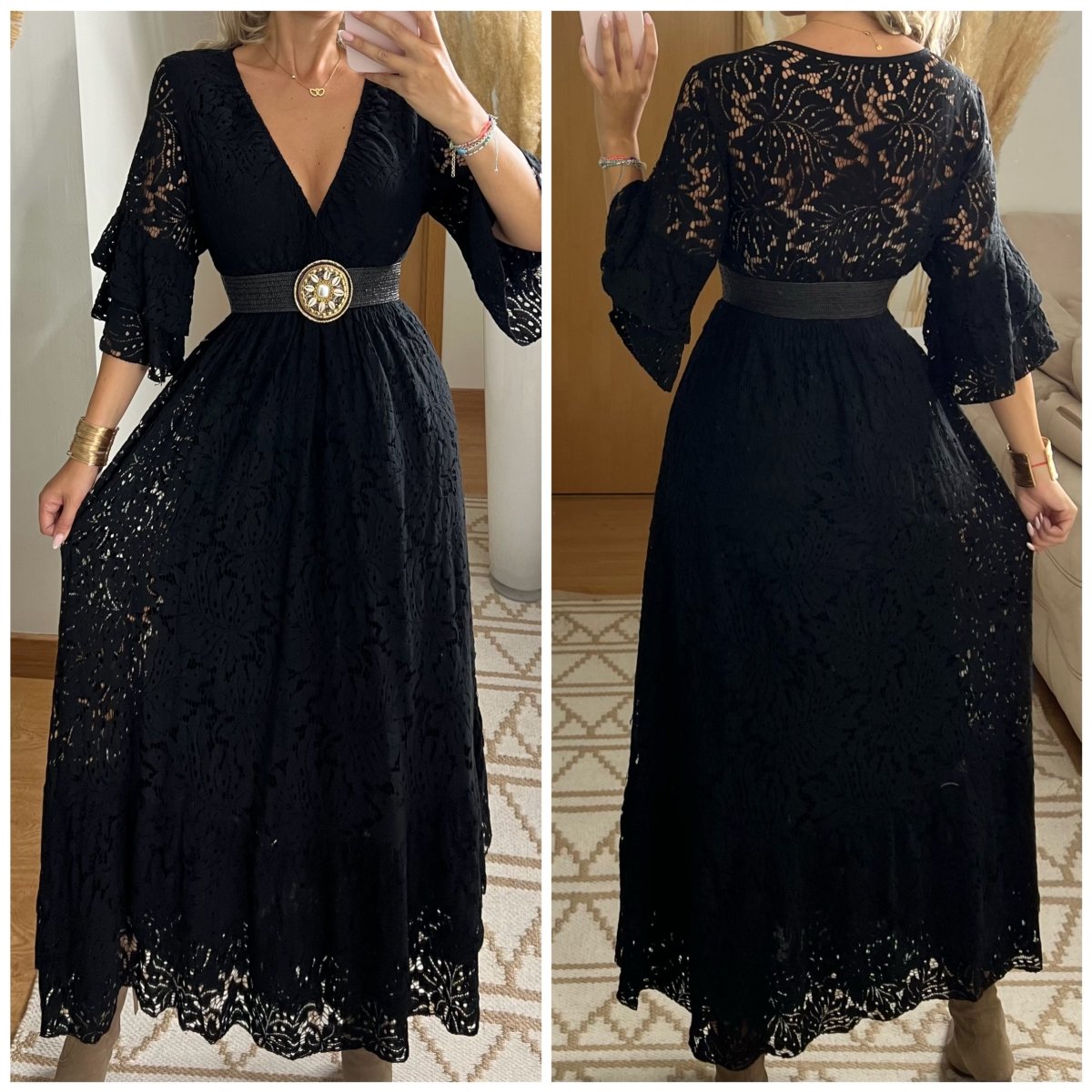 Ethereal Lace Gown - Bohèmea Butik