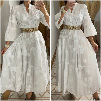 Moonlight Bloom Dress - Bohèmea Butik